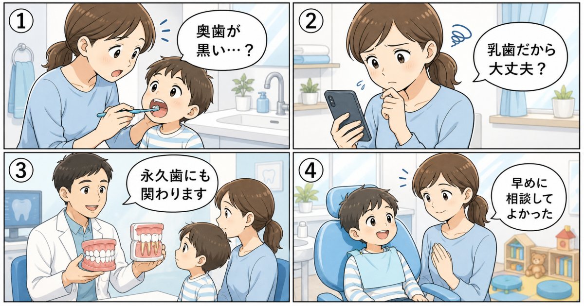 乳歯のむし歯放置は危険?永久歯や歯並びへの影響と受診の目安